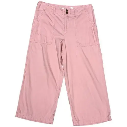 Seven7 Wide Leg Cropped Pants in Mellow Rose – Size 10