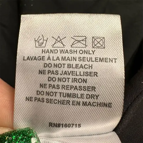 NWT Retrofete Jaden Strapless Belted Long Dress Green Women's Formal S