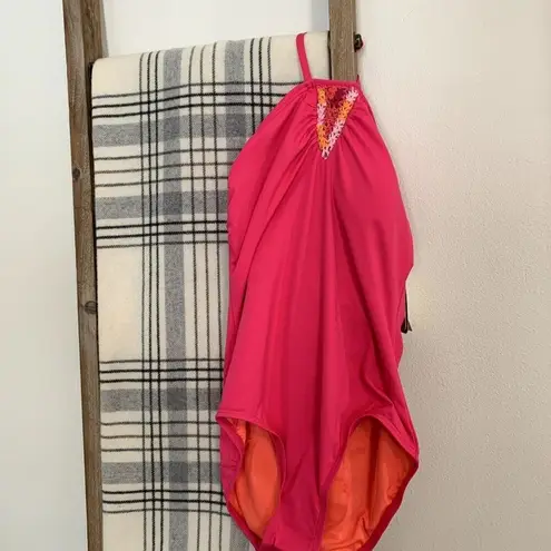 Coco Rave Women's One Piece Bra Sized Swimsuit NWT Size Medium