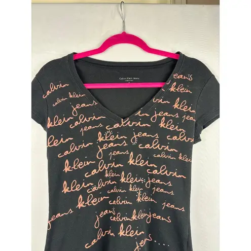 Calvin Klein Jeans Womens Black V