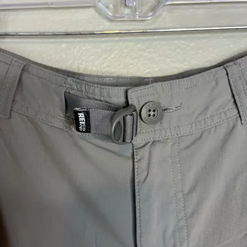 Rei Co-op REI Co-op Womens Convertible Hiking Pants Size 12 Gray Zip Off Cargo Travel
