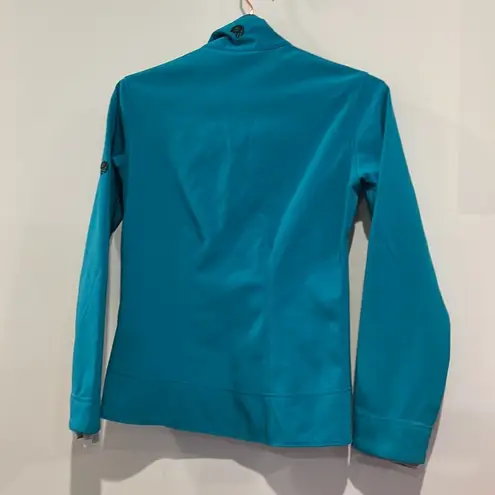 Mountain Hardwear  Teal Soft Shell Fleece Jacket