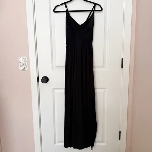 SheBird Womens Strappy Bra Maxi Dress Size 5 M/L Black Casual Capsule Effortless Size M