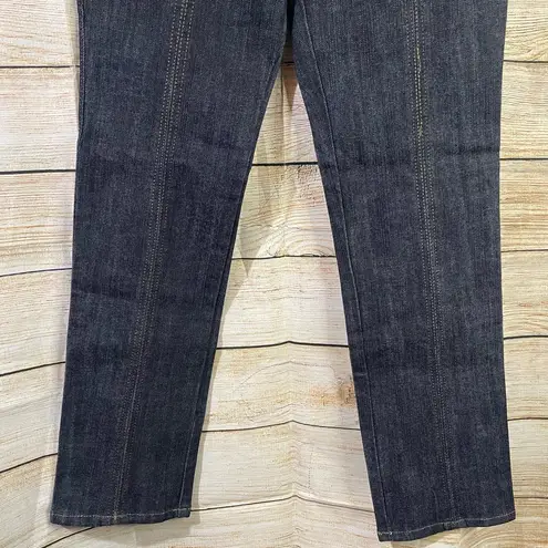 Boom Boom Jeans Boom Boom dark denim bootcut jeans gold stitching and trim juniors Size 7