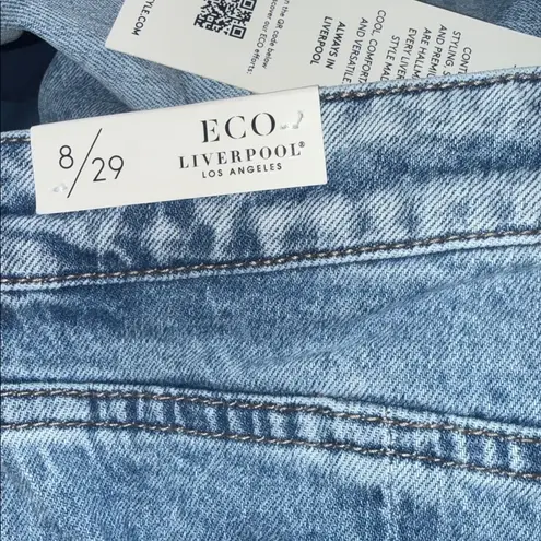 Liverpool NWT X Nordstrom MARLEY GIRLFRIEND WITH BACK SEAM JEAN In Old Coast