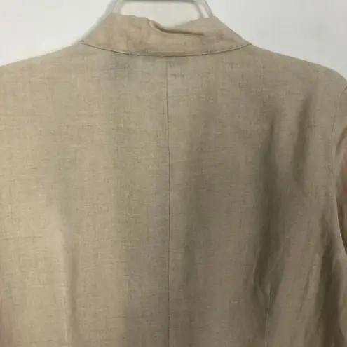 Willi Smith Blazer Womens Small Linen Quiet Luxury Old Money Lagenlook Corpcore