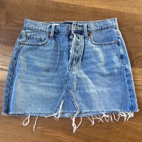 Aeropostale High Rise Jean Skirt