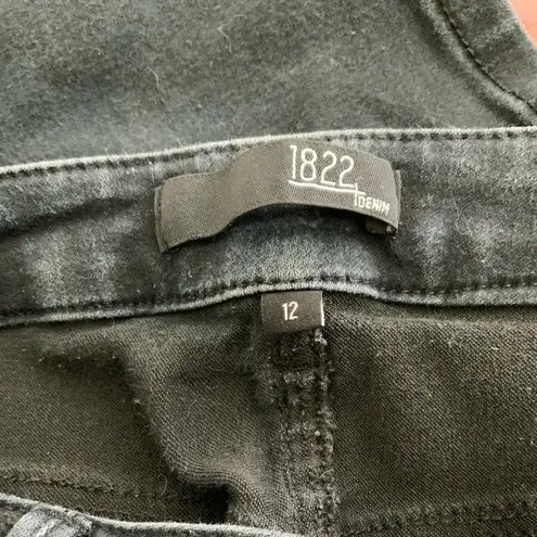 1822 Denim  Black Jeggings