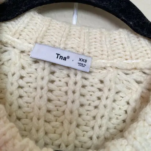 Aritzia Aritizia TNA‎ oversized chunky knitted wool blend size XXS