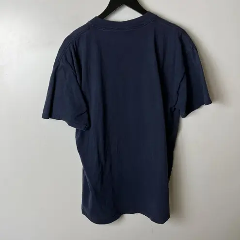 Tultex Vintage Waikoloa Hawaii Graphic T Shirt 90s Large Navy Blue Tropical