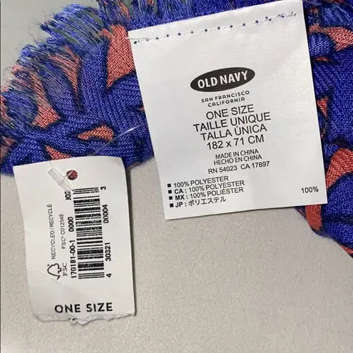 Old Navy ✨  Purple Floral Scarf✨