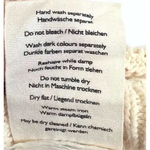 Poetry Crochet Stitch Organic Cotton Sweater Ecru 12