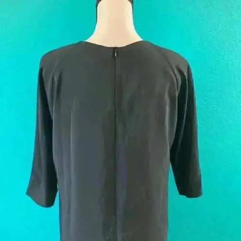 Ellen Tracy ⭐️ New with tags  Womens black and gold 3/4 Sleeve Lined shift dress