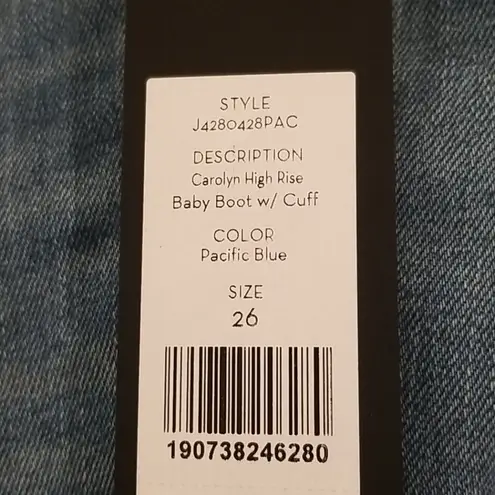 Veronica Beard 💕💕 Carolyn High-Rise Baby Boot Jeans ~ Pacific Blue 26 NWT