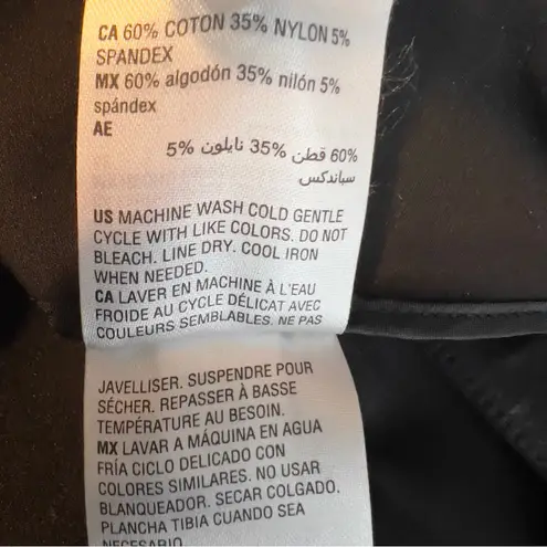 Inc. International Concepts Size 4 Black Slim Leg Ankle Mid Rise Pants