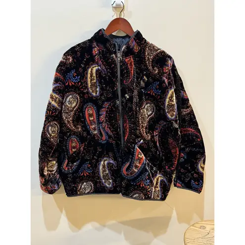 Johnny Was New Dolman Quilted Jacket $480, Sezanz Size XL Velvet Paisley Boho