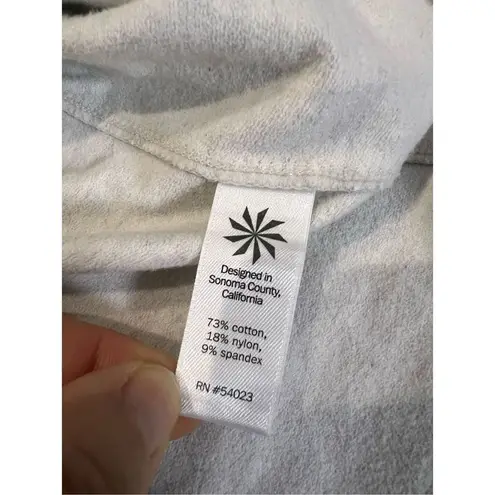 Athleta  Women's Gray Cowl Neck Athletic Wear Pullover Drawstring Hoodie sz M