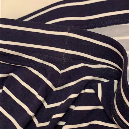 New York And Company maxi skirt striped blue XL NWT