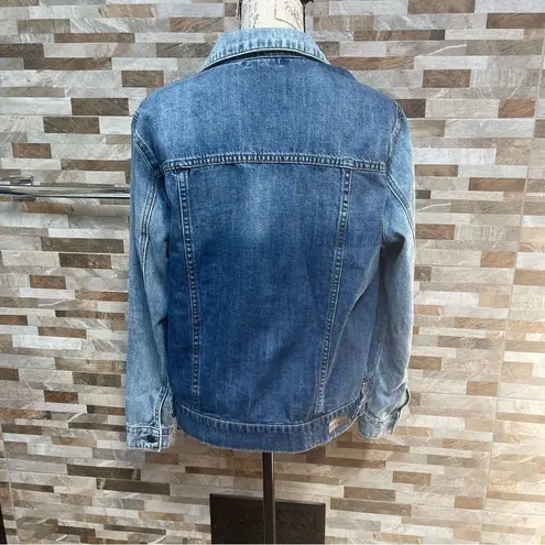 sts blue 𝅺 women denim jean jacket Sz M oversized