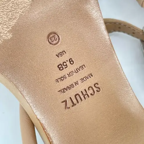 Schutz Mila GlamâHeels 9.5 â Rhinestone Bow, 4â Heel, Ankle Strap, Square Toe