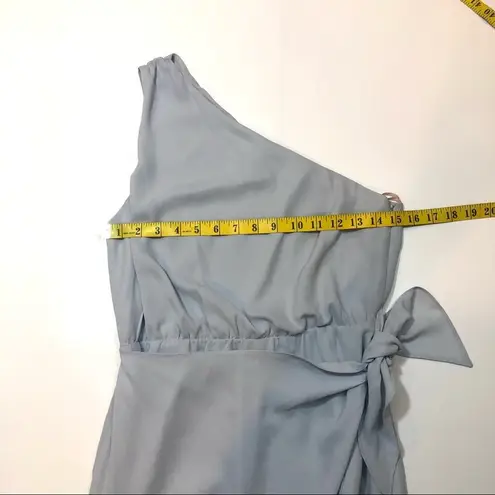 WAYF One-Shoulder Wrap Front Evening maxi Dress Small.