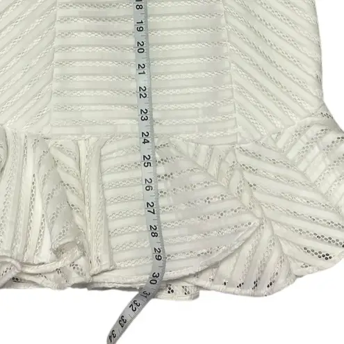 Bardot Piper Dress Womens Juniors Size 6 White Mesh Cocktail Party Formal NWT