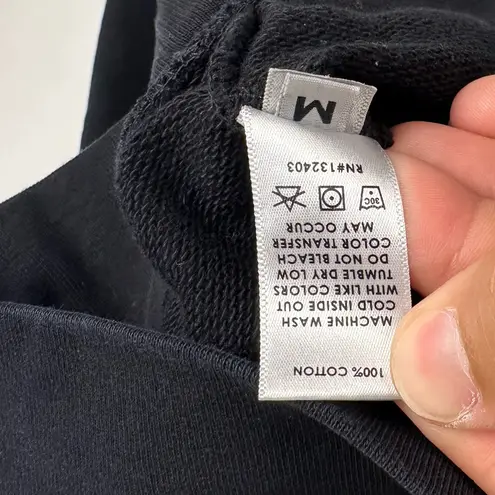 Cotton Citizen Black Milan Crewneck Sweatshirt Lounge Cozy Women’s Sz M