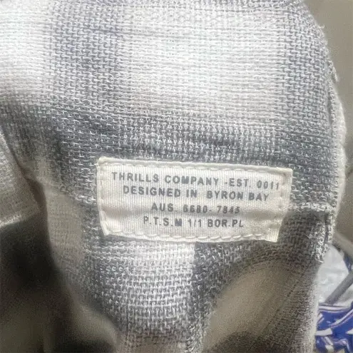 Thrills Women's Plaid Wide-Leg Pants Multicolor Size 6 Casual