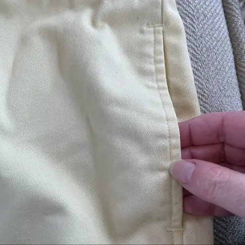 Polo Soft Yellow High Rise Ralph Lauren Shorts 30