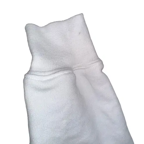 Aritzia Tna Airy Cropped Fleece Sweatshirt White Women's 2XS Oversized Old Money Size XXS