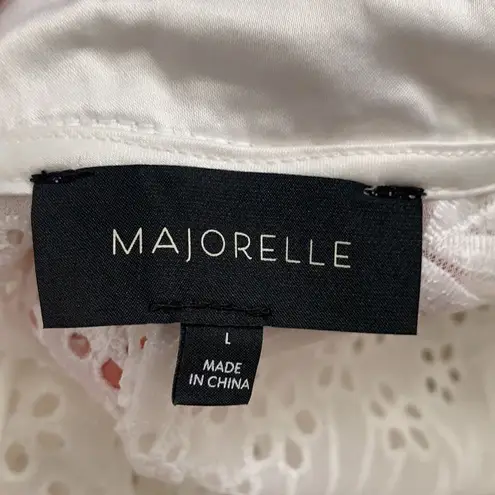 Majorelle Faria Kimono in White embroidery Large