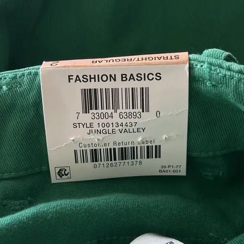 INC International Concepts SZ 2 Straight Leg Crop Jeans Mid