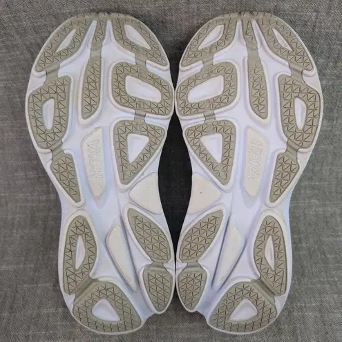 Hoka ONE ONE Bondi 8 Harbor Mist Rose Gold Grey Womens Run Comfort Sneaker 12B