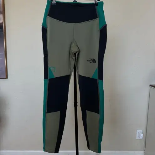 The North Face  Steep Tech Fleece Leggings Olive NWOT size S ski snow