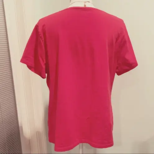 kim rogers  Fuchsia Basic Tee T Top XL