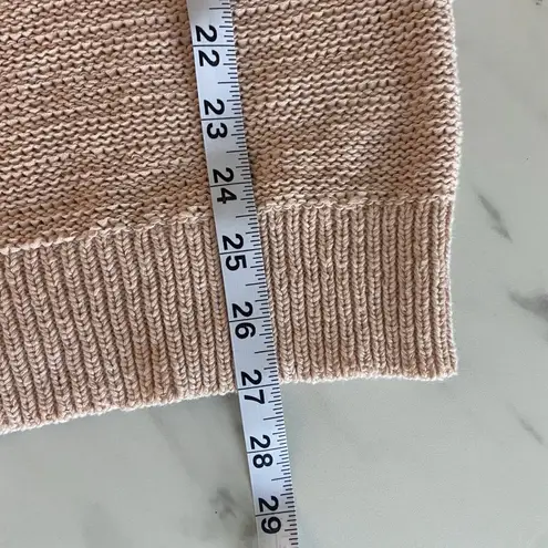 Daily Ritual Cotton Crew Neck Sweater Cozy Boucle Women’s XL Pale Pink Knit