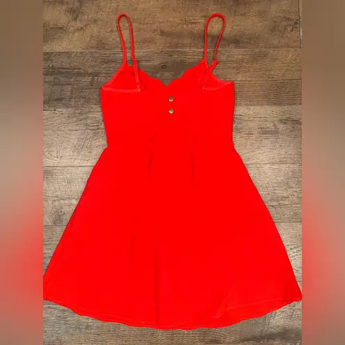 Market & Spruce Pixley Crissie Scalloped Detail Open Back Dress