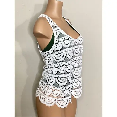 PilyQ New. waterlily lace tank. Regularly $72