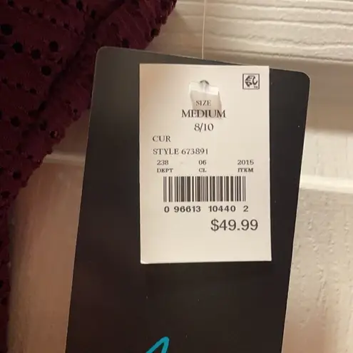 Aqua Green Plum Perforated One Piece Swimsuit