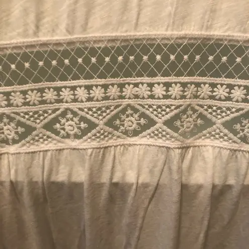 Belle Beach by Kim Gravel Regular Slub Knit Tie Front Cover Up QVC 1X Beach Wear White