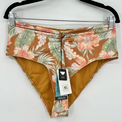 Rip Curl 🆕 NWT  Always Summer High Waist Bikini Bottom Floral Tropical Large