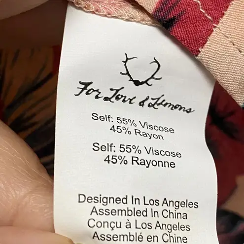 For Love & Lemons  Small Floral Skirt