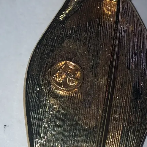 Angel Brand Elegant Vintage Gold Tone CZ Rhinestone Retro Boho Brooch