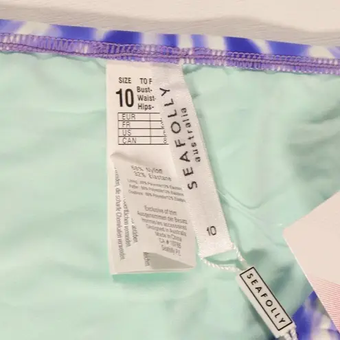 Seafolly NWT Beach Break Hipster in Dazzling Blue