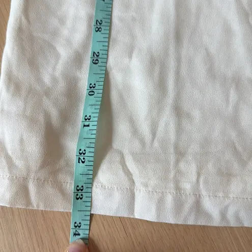 NWT Lulu's cream shift dress with brass details size medium