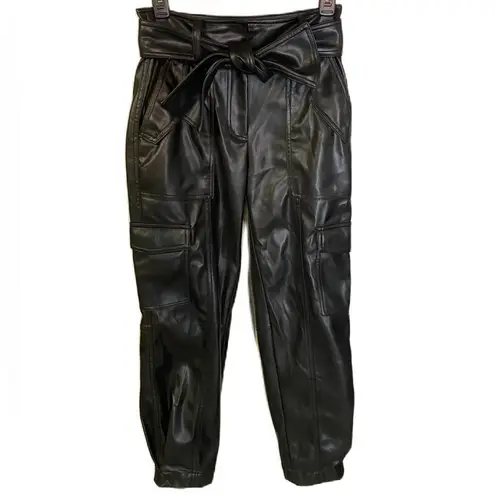 Derek Lam  10 CROSBY Vegan Leather Joggers