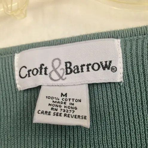 Croft & Barrow  short sleeved cardigan medium