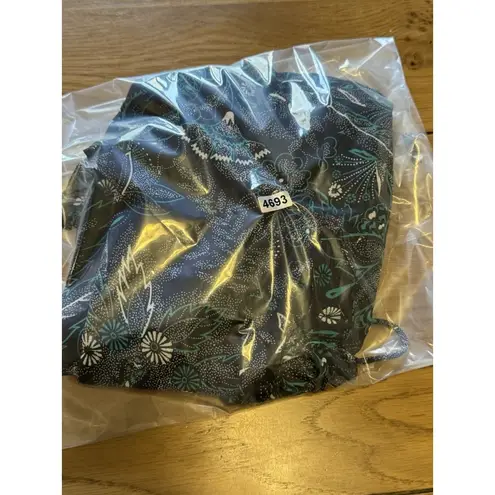 Maeve Anthropologie Floral Button Up Blouse Boho Size L Pleated Ruffles Peasant