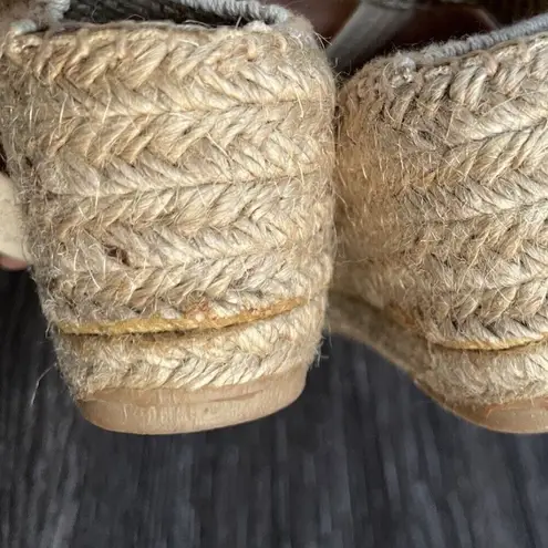 Ramoncinas Espadrilles Wedge Women’s Sz 7.5 US/38 Shoes Close Toe Made in Spain Tan