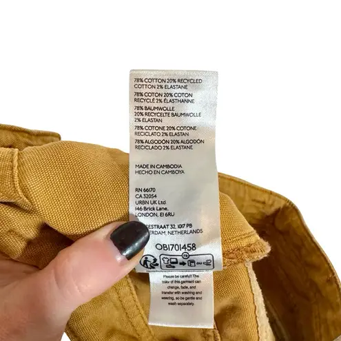 Pilcro Anthropologie The Yaya Crop Flare Pants in Bronze- PLEASE READ